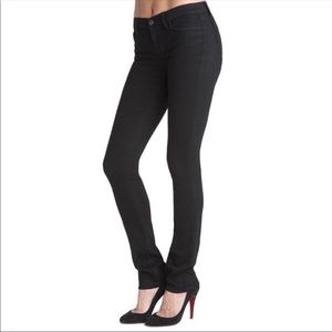 J Brand Alana High Rise Black Skinny Jean